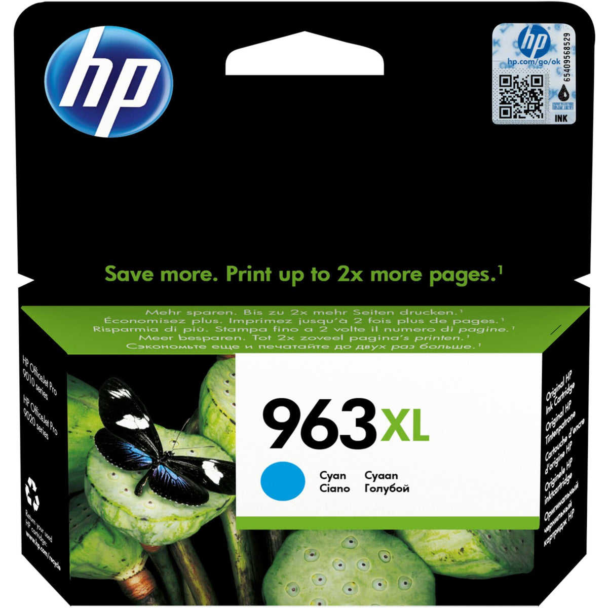 Cyan mustepatruuna: HP 3JA27AE (963 XL) | Finink.com