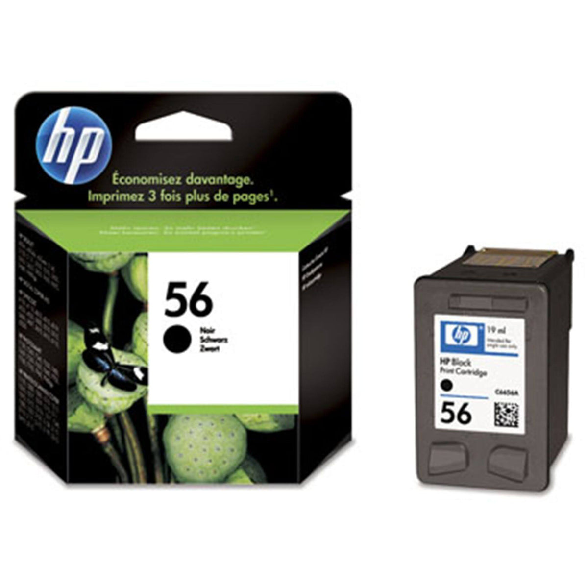 Musta mustekasetti: HP C6656AE (HP 56) | Finink.com