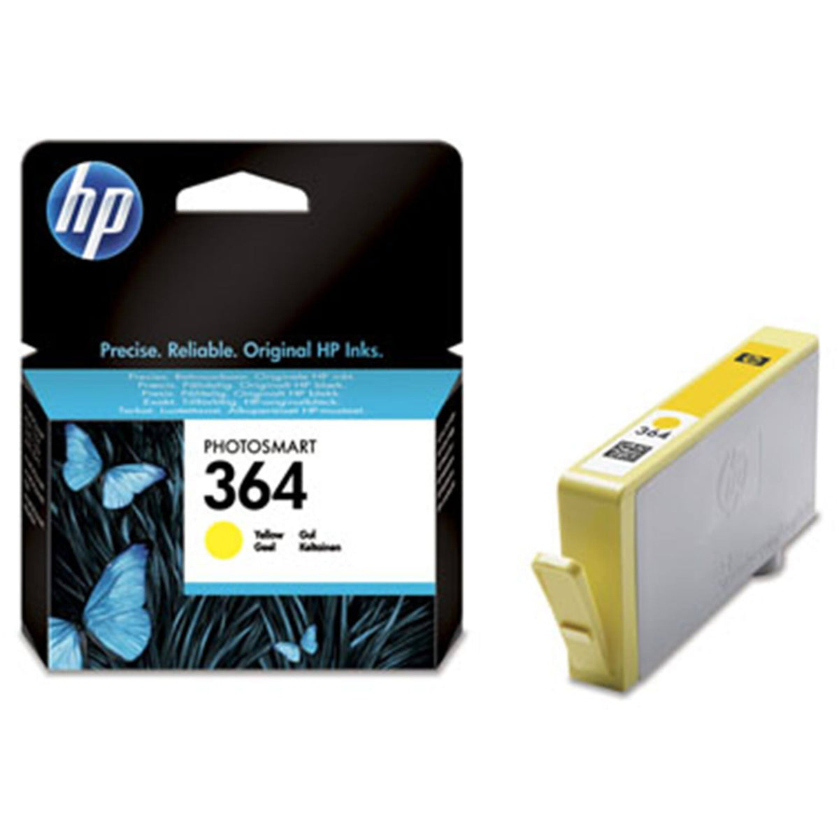 Keltainen mustepatruuna: HP CB320EE (HP 364) | Finink.com
