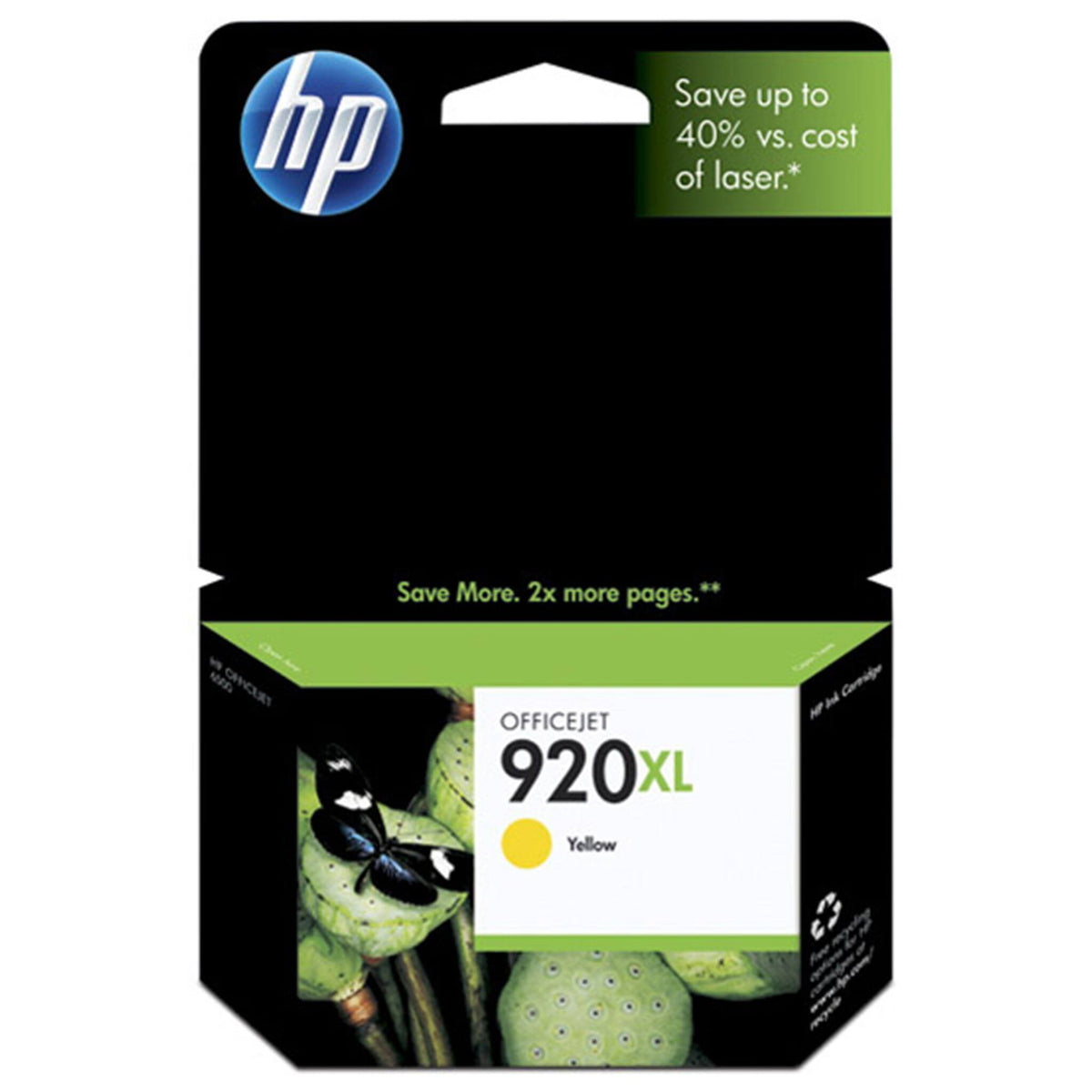 Keltainen mustepatruuna: HP CD974AE (HP 920XL) | Finink.com
