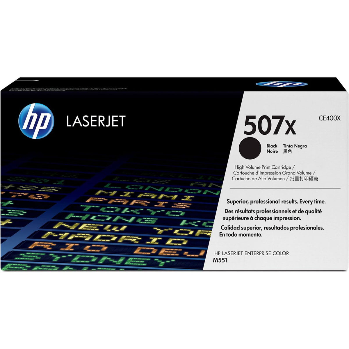 Musta värikasetti: HP CE400X (HP 507X) | Finink.com