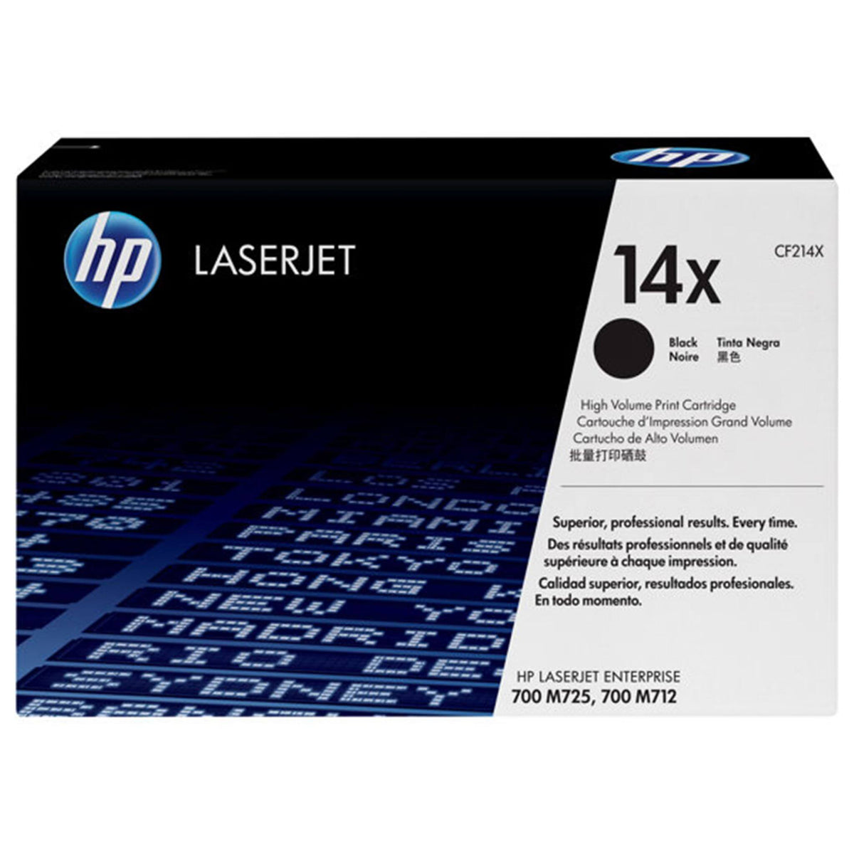 Musta värikasetti: HP CF214X (HP 14X) | Finink.com