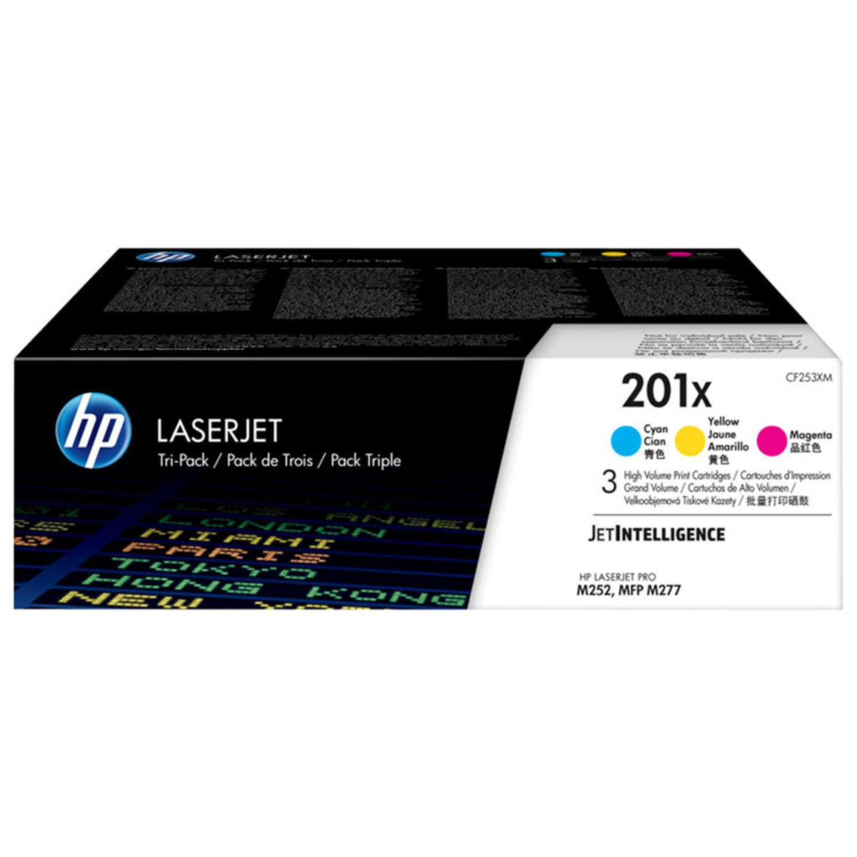 Kolmen värin kasettisarja: HP CF253XM (210X) | Finink.com