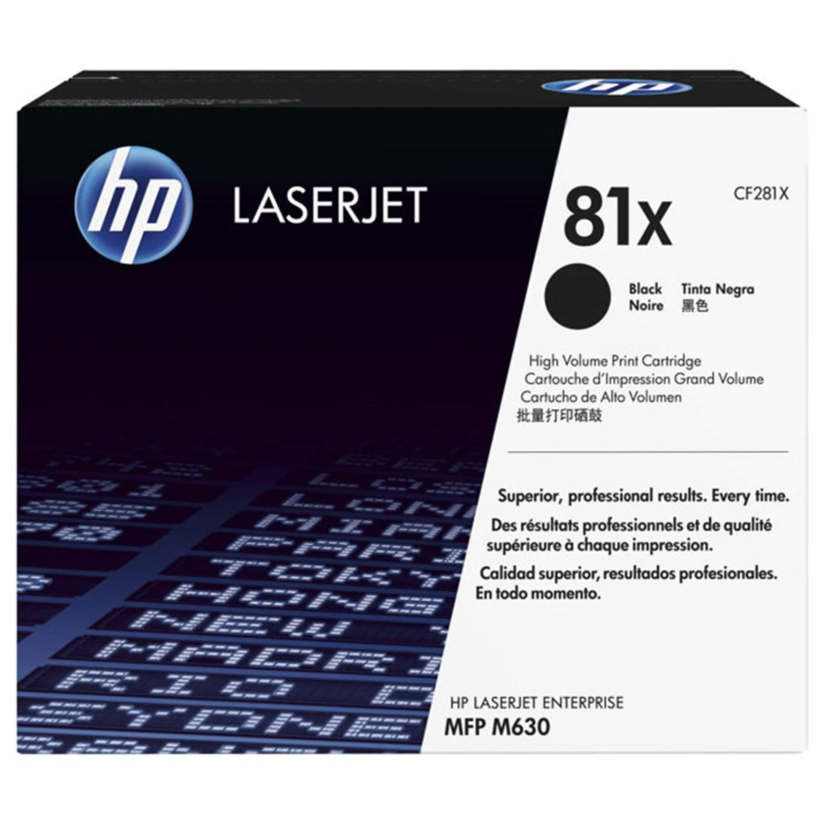 Musta värikasetti: HP CF281X (HP 81X) | Finink.com