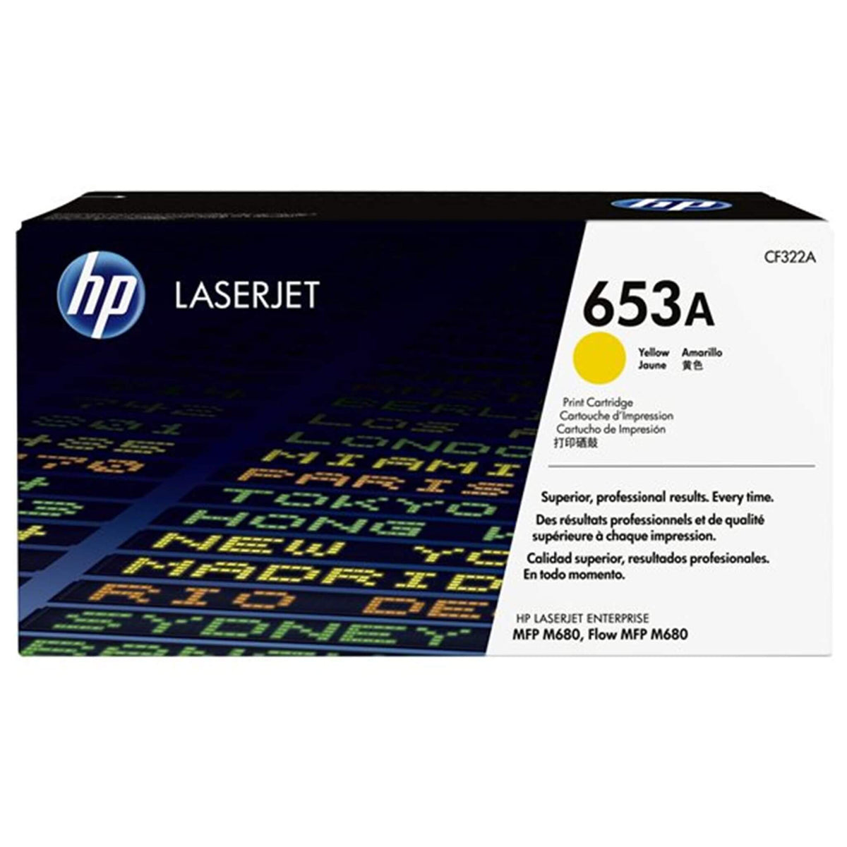 Keltainen värikasetti: HP CF322A (HP 653A) | Finink.com