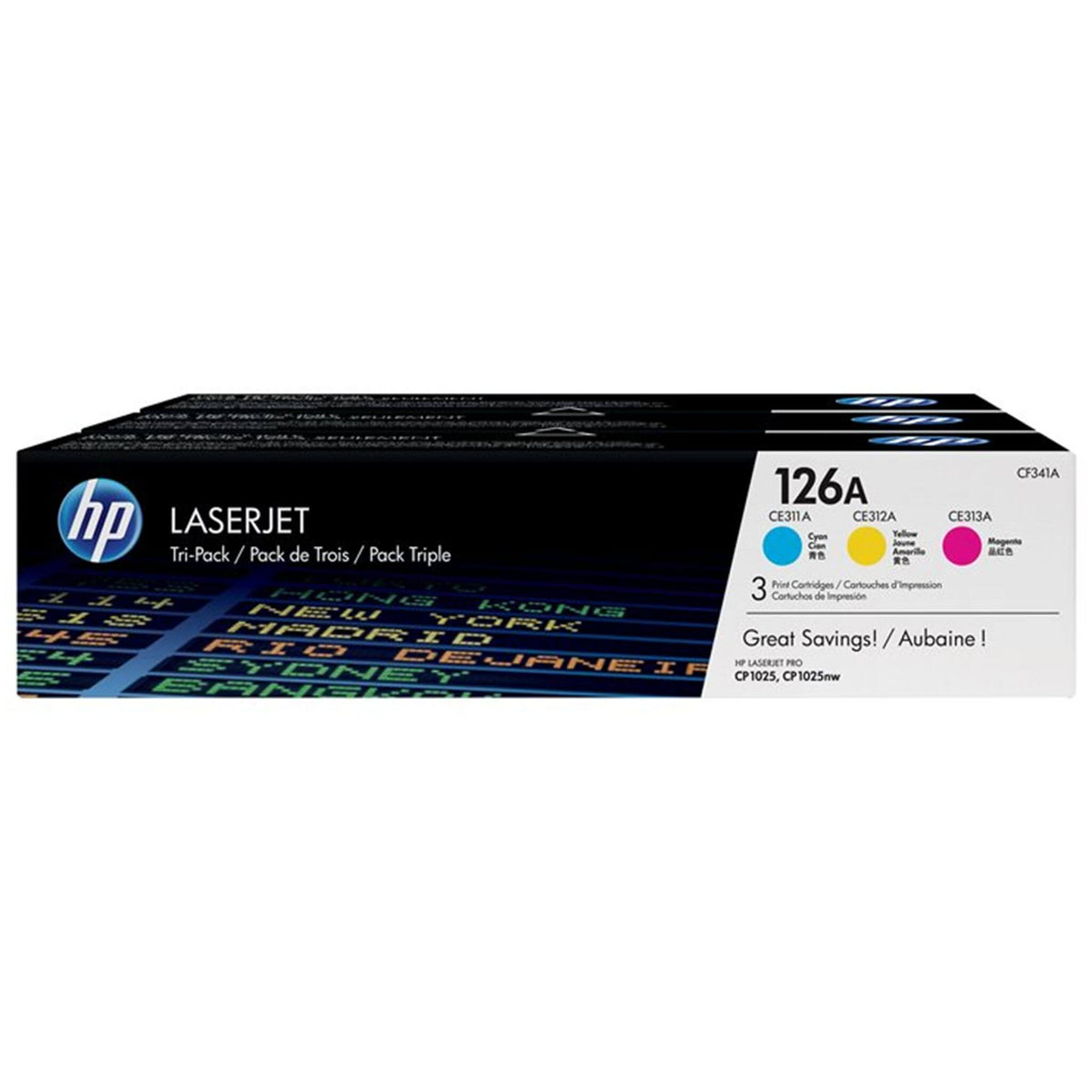 Kolmen värin kasettisarja: HP CF341A (126A) | Finink.com