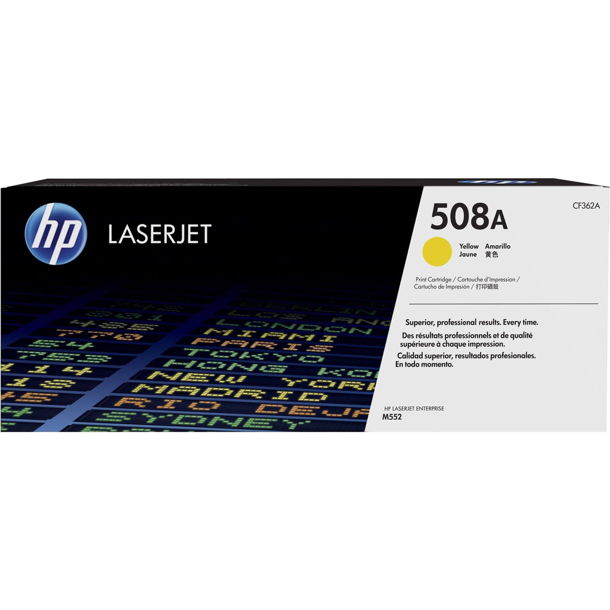 Keltainen värikasetti: HP CF362A (HP 508A) | Finink.com
