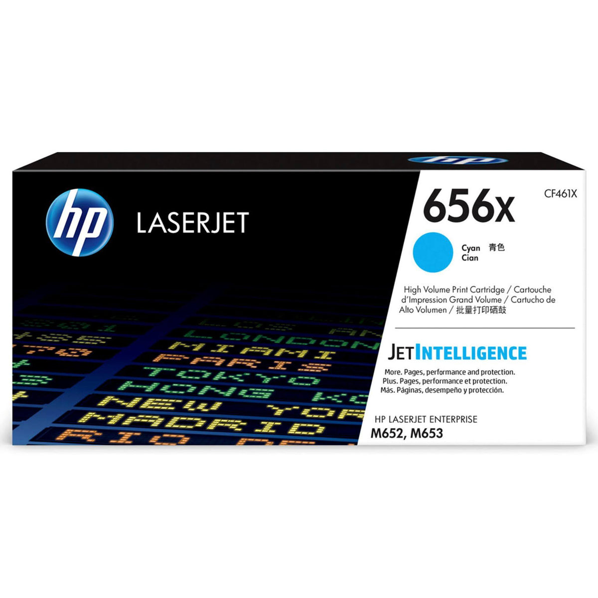 Cyan värikasetti: HP CF461X (HP 656X) | Finink.com