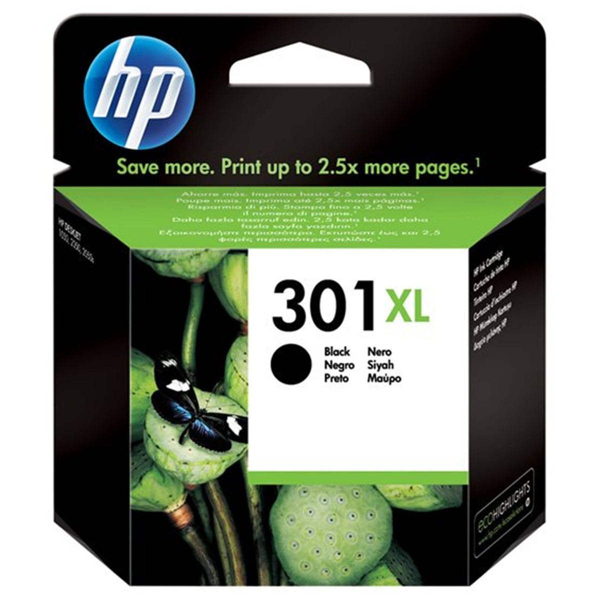 Musta mustekasetti: HP CH563EE (HP 301XL) | Finink.com