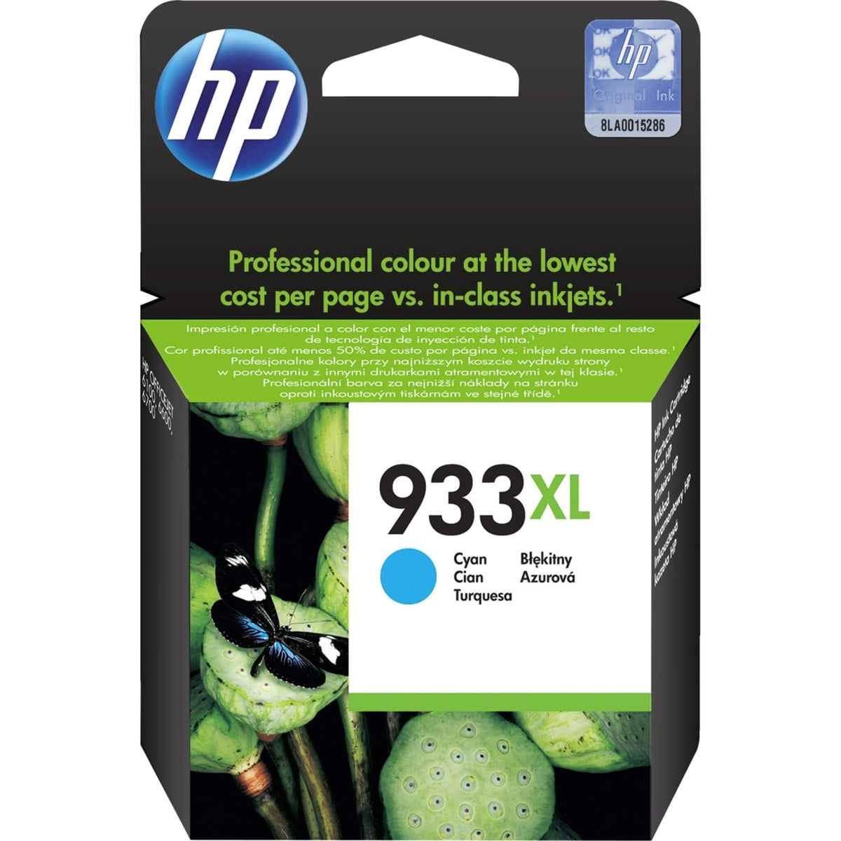 Cyan mustepatruuna: HP CN054AE (HP 933XL) | Finink.com