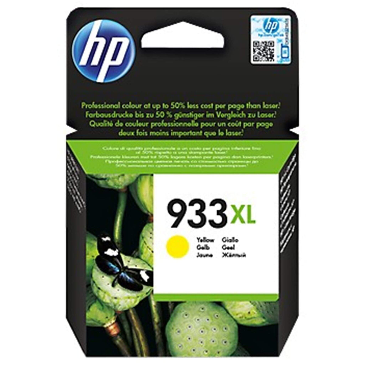 Keltainen mustepatruuna: HP CN056AE (HP 933XL)  | Finink.com