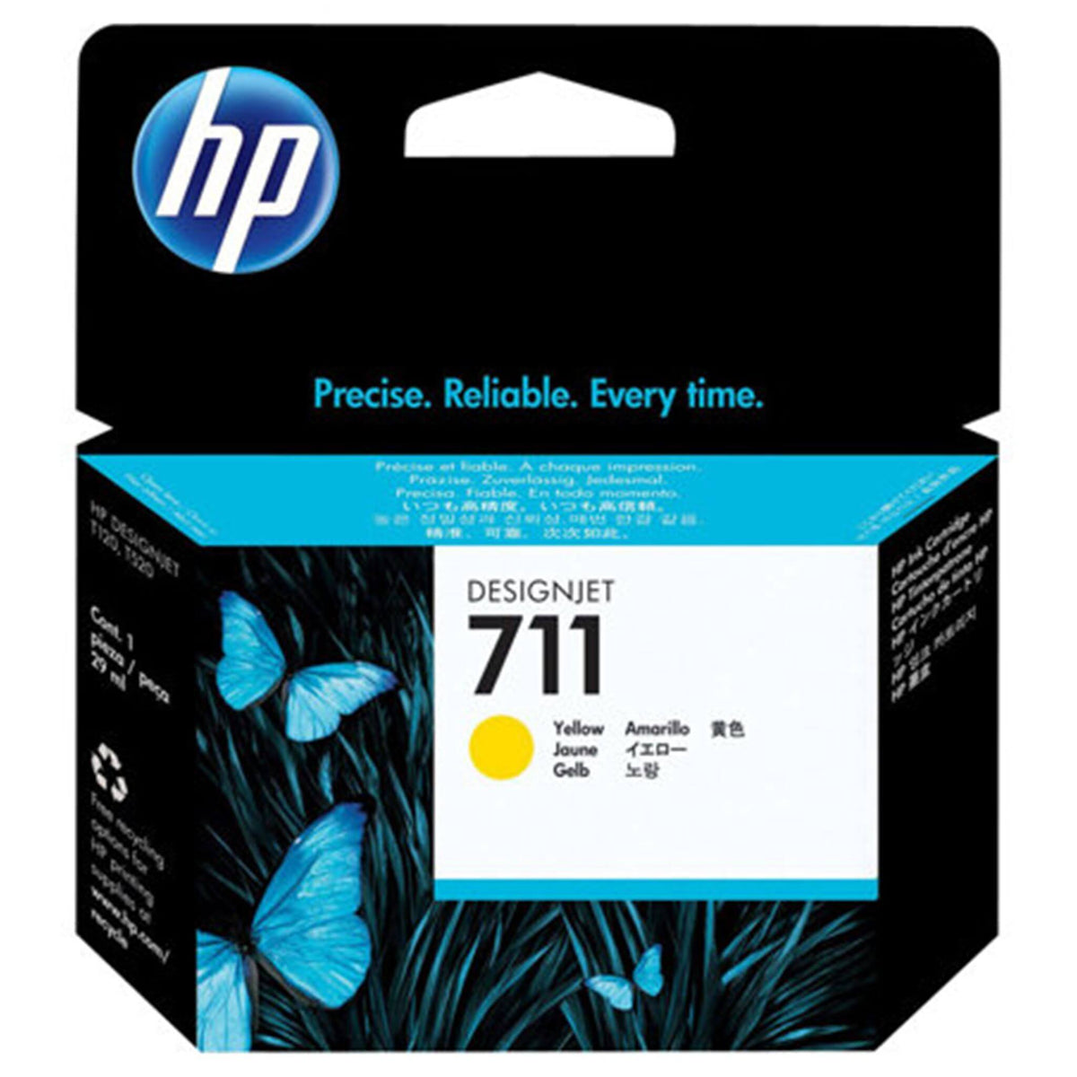 Keltainen mustepatruuna: HP  CZ132A (HP 711) | Finink.com