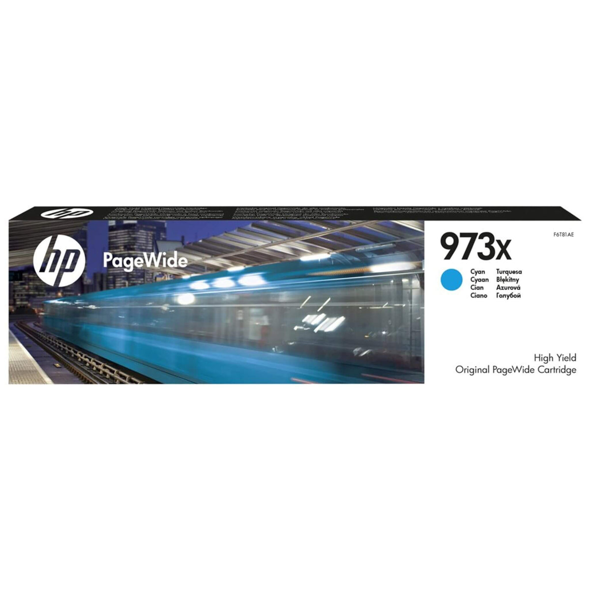 Cyan mustepatruuna: HP F6T81AE (973X) | Finink.com