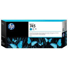 HP 745 cyan mustepatruuna (F9K03A)