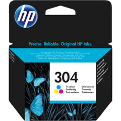 HP 304 kolmevärinen mustepatruuna (N9K05AE)