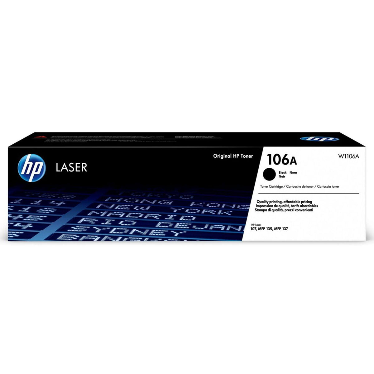 Musta värikasetti: HP W1106A (106A) | Finink.com