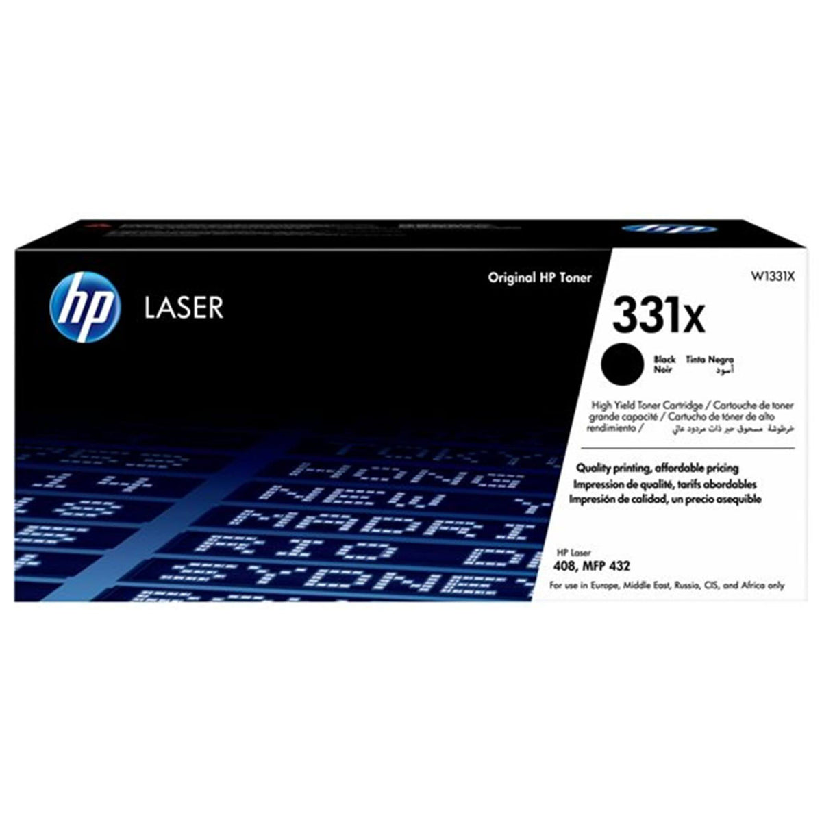 Musta värikasetti: HP W1331X (HP 331X) | Finink.com