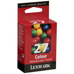 Lexmark #27 kolmevärinen mustekasetti (10NX227E)