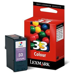 Lexmark #33 kolmevärinen mustekasetti (18CX033E)