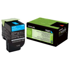 Lexmark 702 C cyan värikasetti (70C20C0)