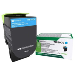 Lexmark 71B20C0 cyan värikasetti