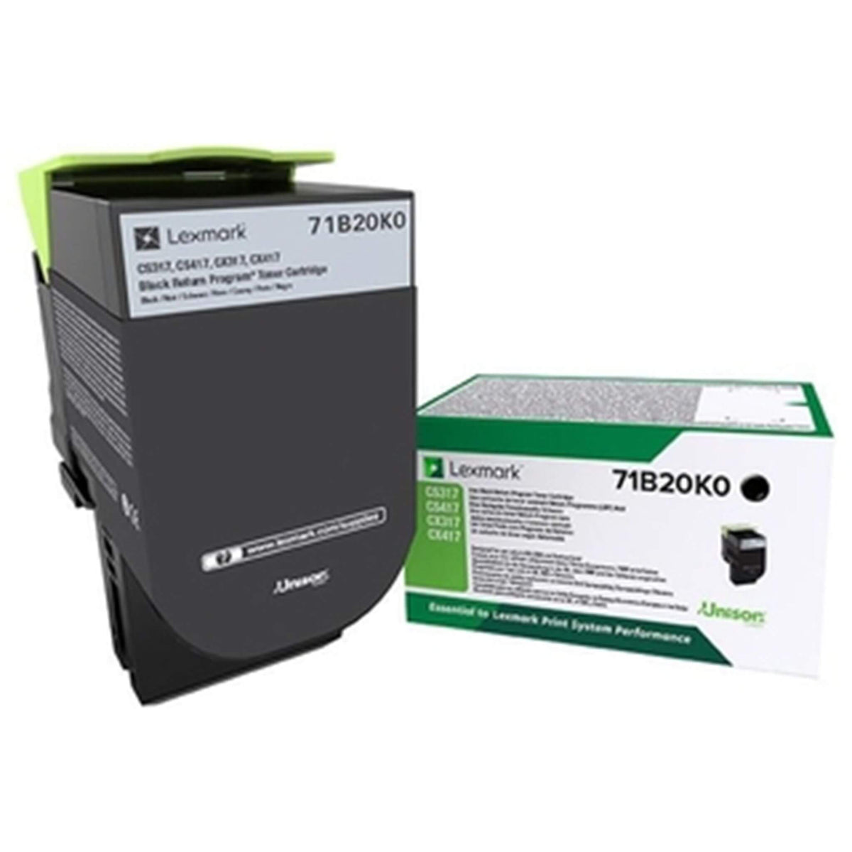 Musta värikasetti: Lexmark 71B20K0 | Finink.com