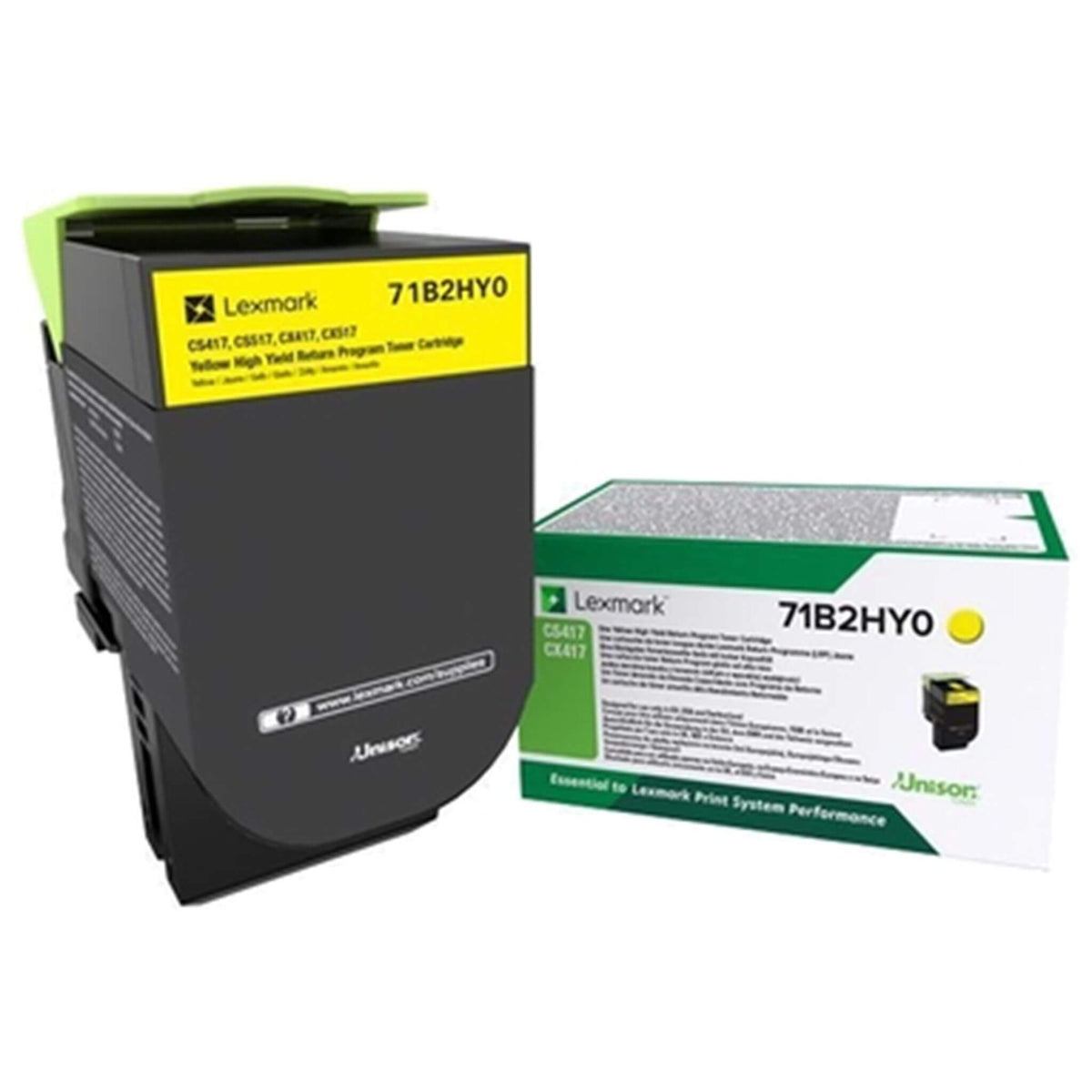 Keltainen värikasetti: Lexmark 71B2HY0 | Finink.com