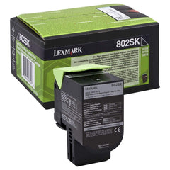 Lexmark 802 SK musta värikasetti (80C2SK0)