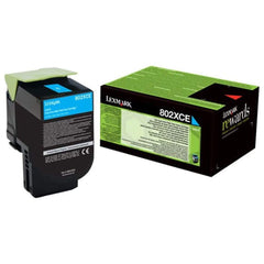 Lexmark 80C2XCE cyan värikasetti