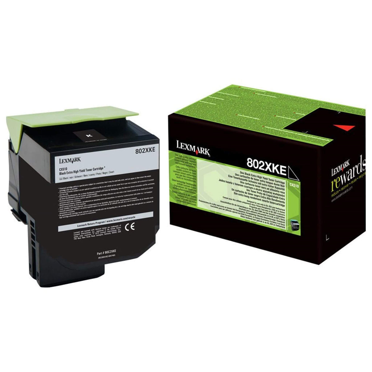 Musta värikasetti: Lexmark 80C2XKE | Finink.com