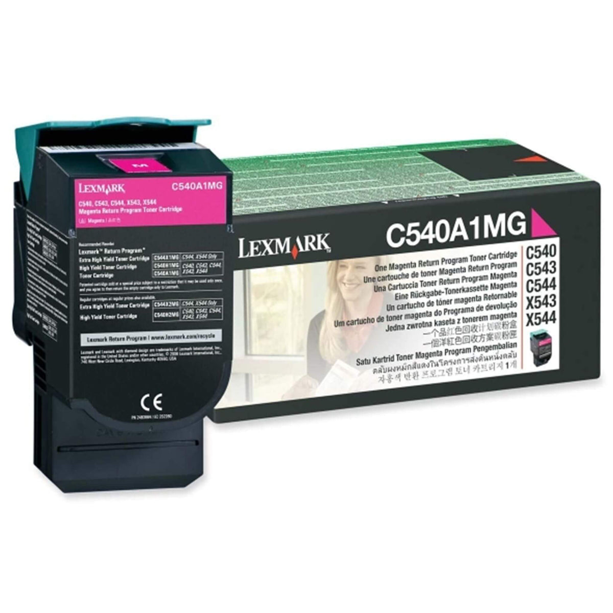 Magenta värikasetti: Lexmark C540A1MG LRP | Finink.com