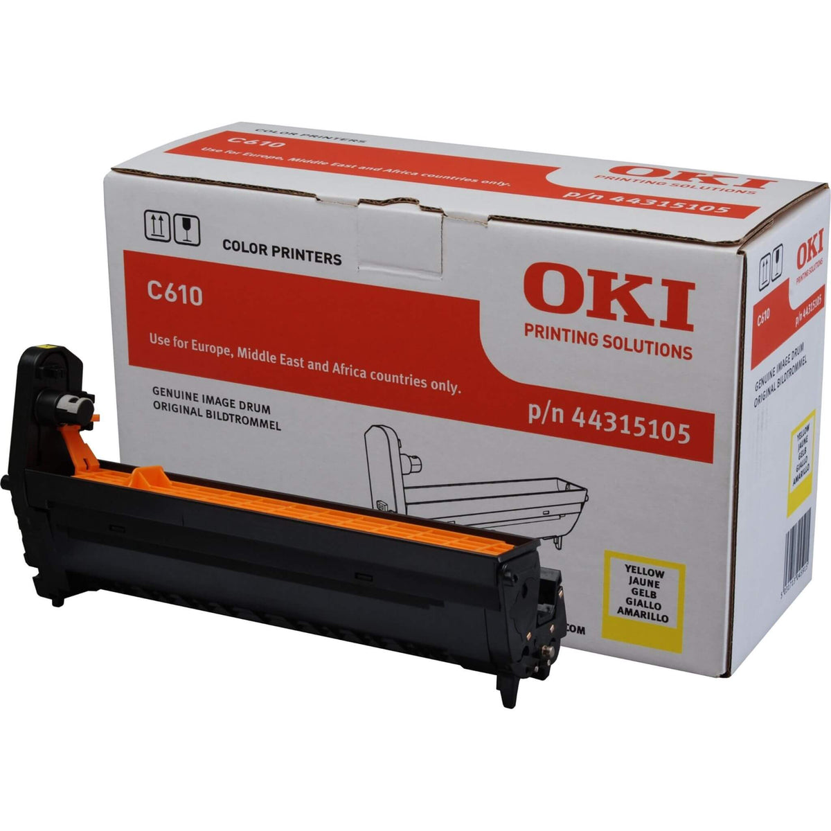 Rumpu, keltainen OKI 44315105 | Finink.com