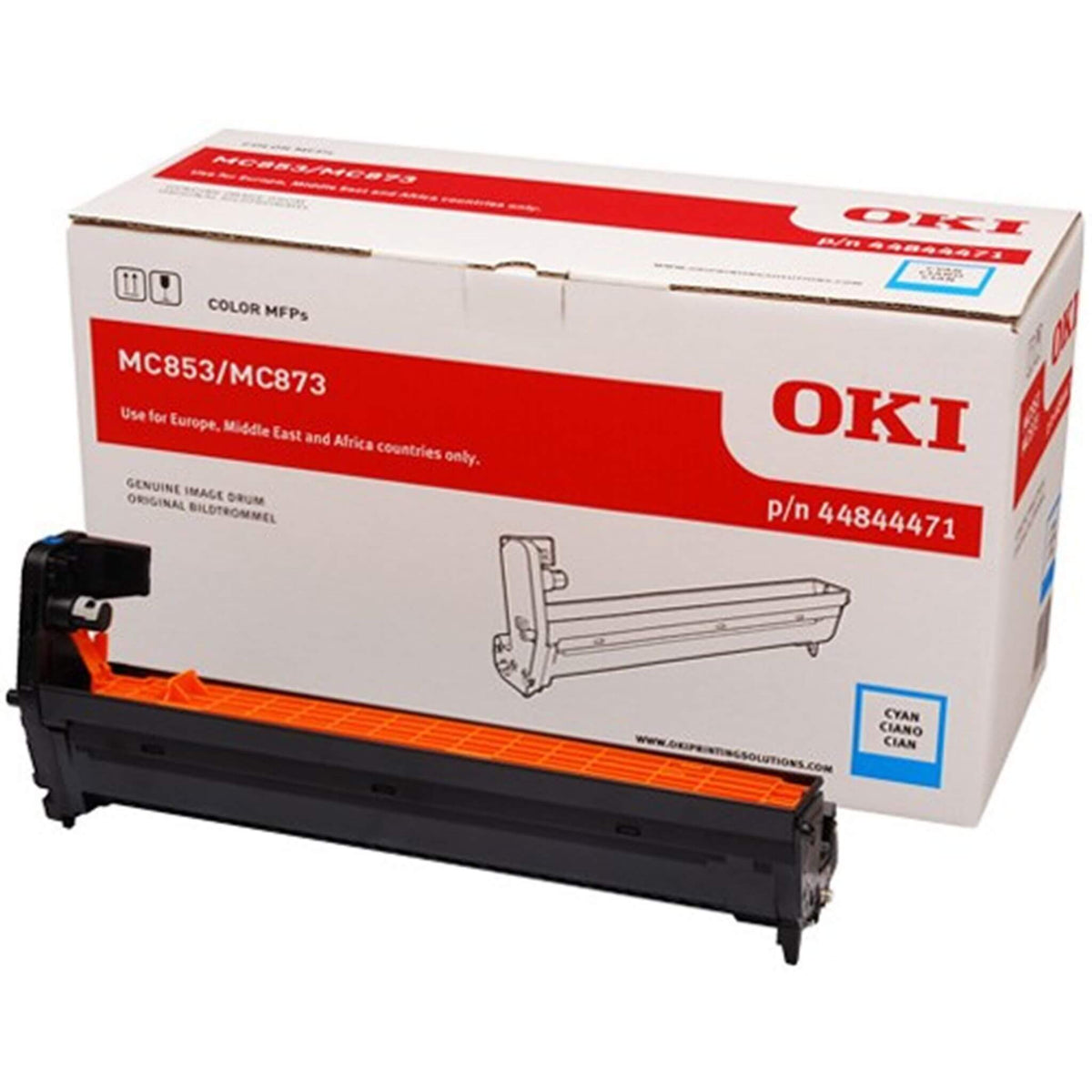 Rumpu, cyan OKI 44844471 | Finink.com