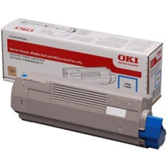 OKI 46490607 cyan värikasetti