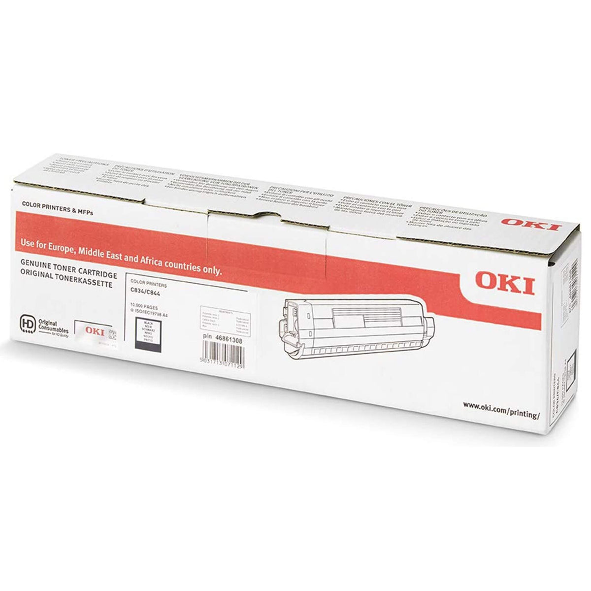 Musta värikasetti: Oki 46861308 | Finink.com