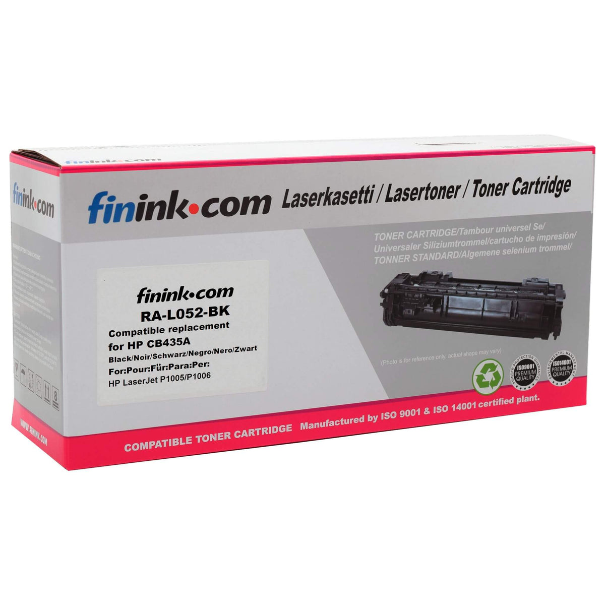 Musta värikasetti, korvaa HP CB435A (HP 35A) | Finink.com