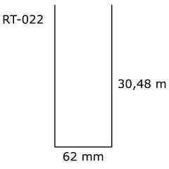 Rullatarra, korvaa Brother DK22205 - RT-022
