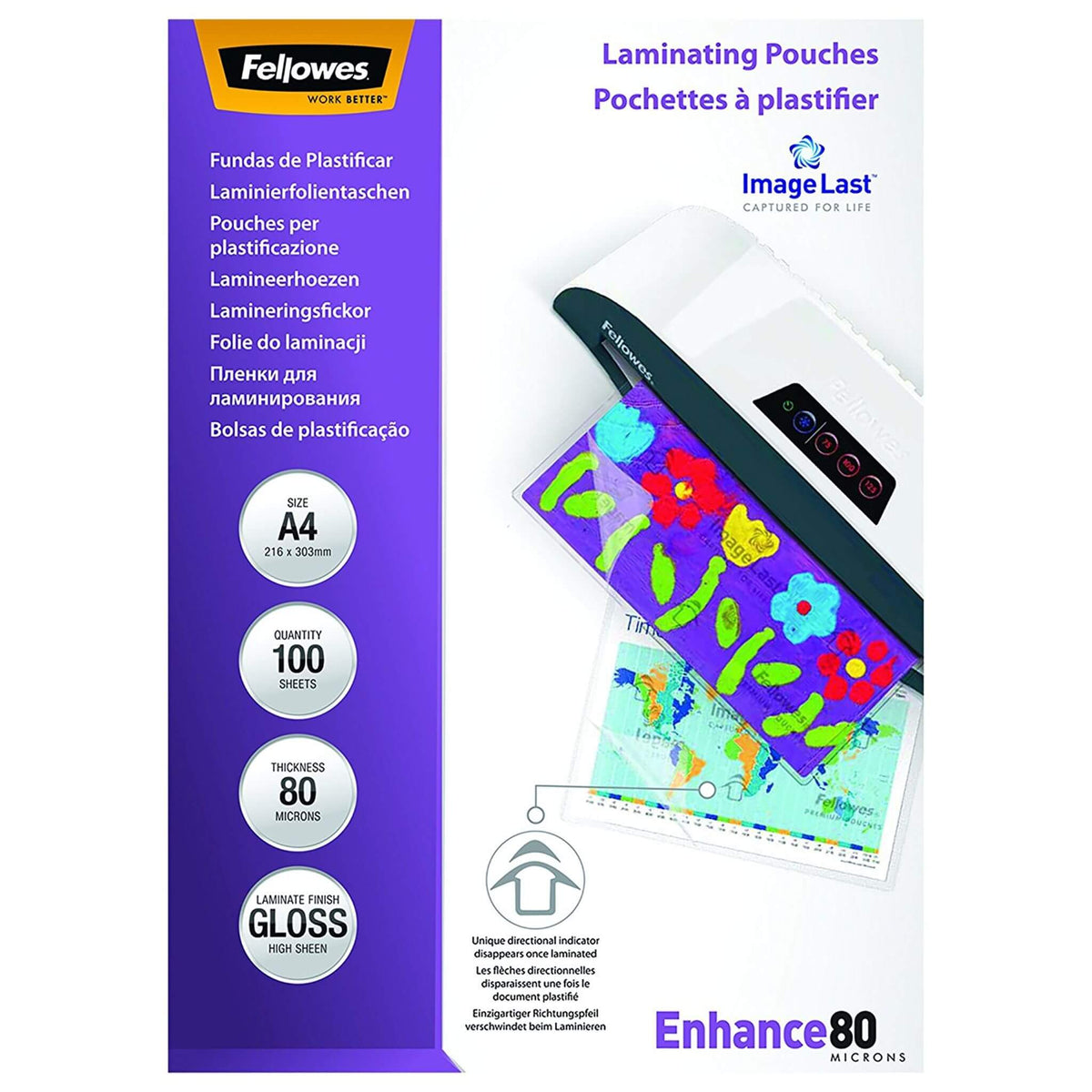 Fellowes laminointitasku, A4, 2x80 mic | Finink.com